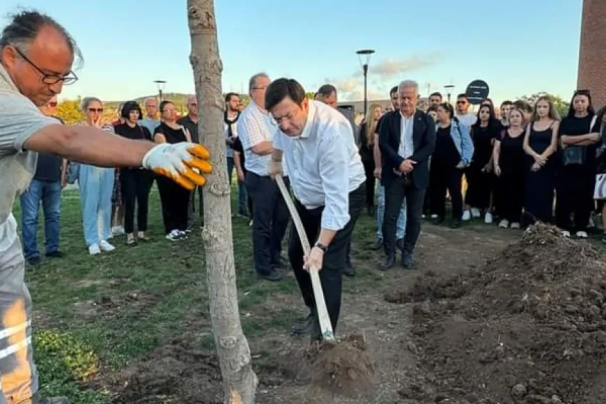 Çanakkale Belediyesi Narin ve tüm çocuklar için fidan dikti