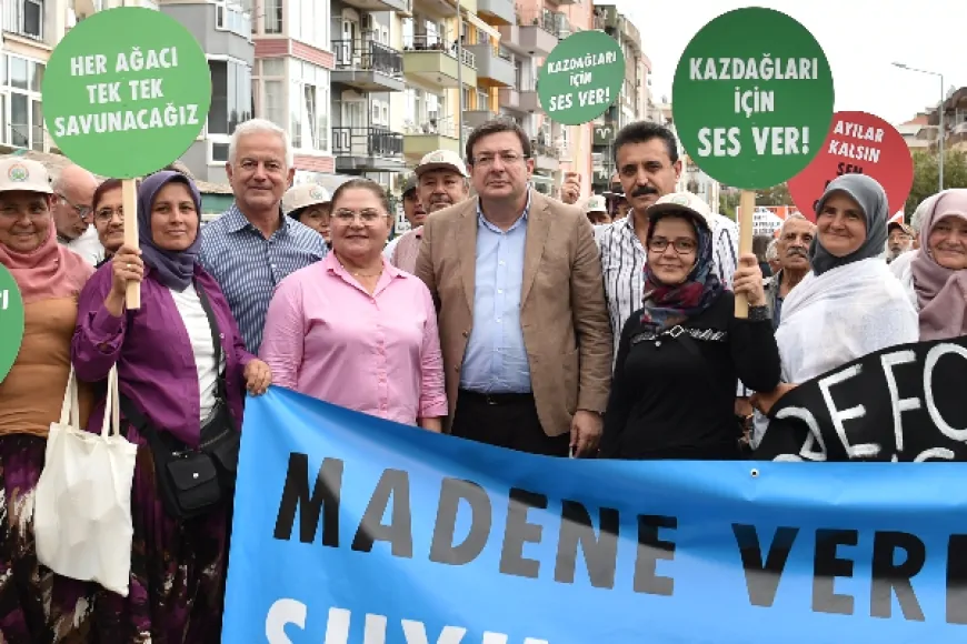 Çanakkale'de “Vahşi Madenciliğe Hayır!” mitingi