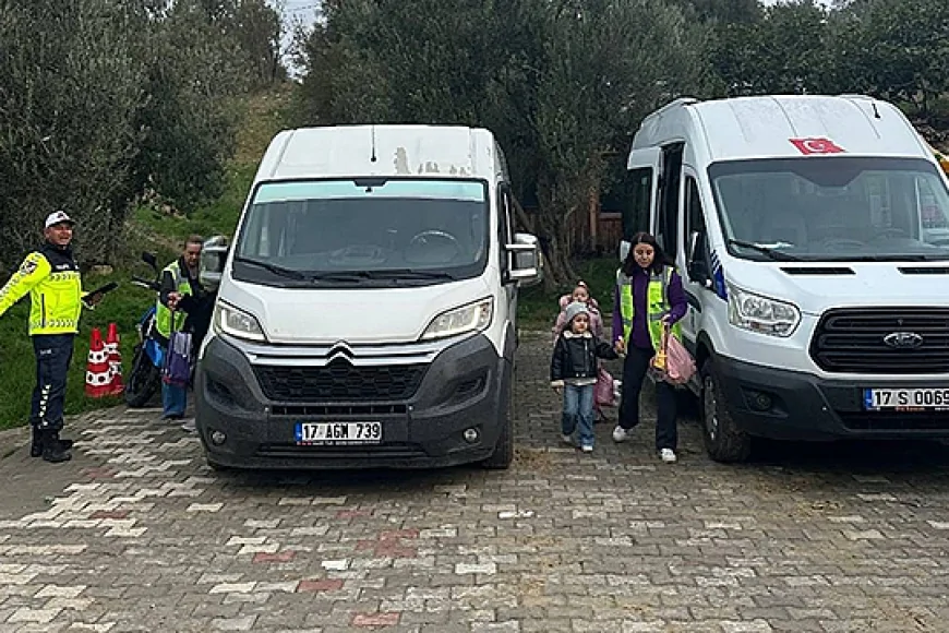 Çanakkale'de Okul Servislerine Jandarmadan Sıkı Denetim
