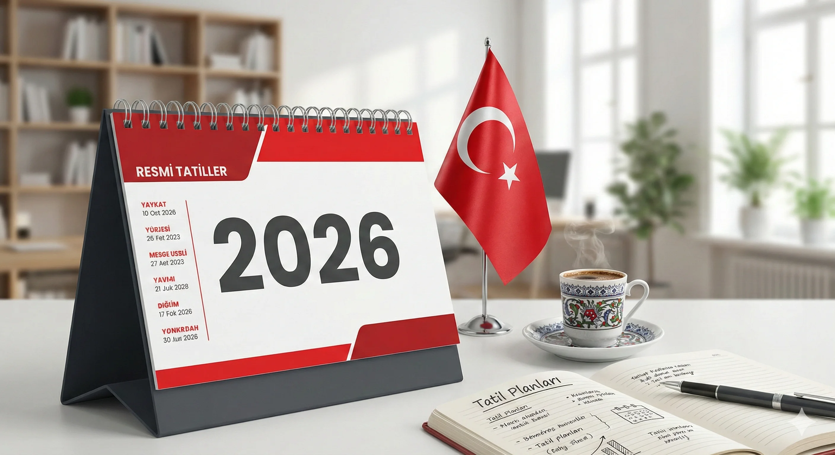 2026 Yılı Resmi Tatil Takvimi: Bu Yıl Kaç Gün Tatil Yapacağız?